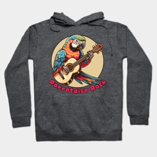 Rock and roll parrot Hoodie